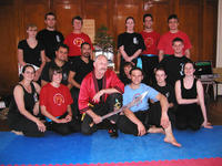 Master Hardy with his students