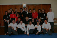 Participants at the 2008 White Crane Course (Sifu Scuffell 2nd from left, front row)
