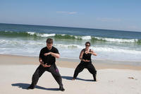Beach training 1 - Wasu Kilimnik and Sifu Jean