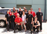 The Fire Dragon team after their presentation of Pai Lum Kung Fu.