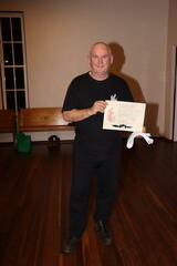 Shane is now a White Sash in Pai Lum Kung Fu - very well done!