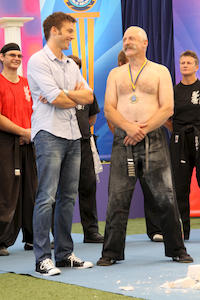 Master Hardy, with his Guinness World Record